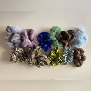 Hair scrunchies - various brands